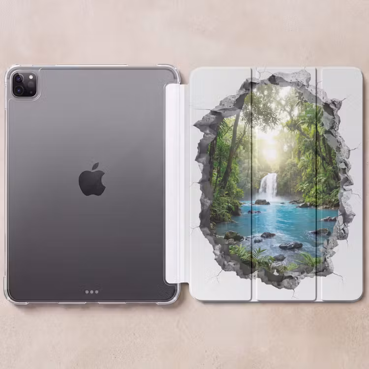 iPad-Hülle - Wasserfall - Aussicht - Natur — 6