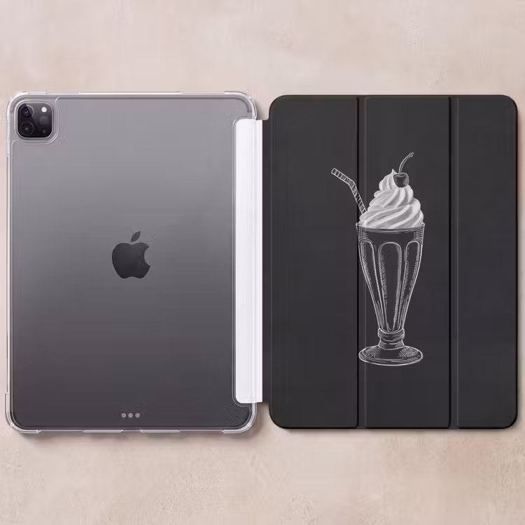 iPad-Hülle - Eis-Coupé - Kirsche - Kreide - Schlagsahne — 6