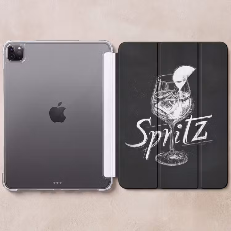 iPad-Hülle - Glasschorle - Kreidebuchstaben - Eiswürfel - Zitrone — 6