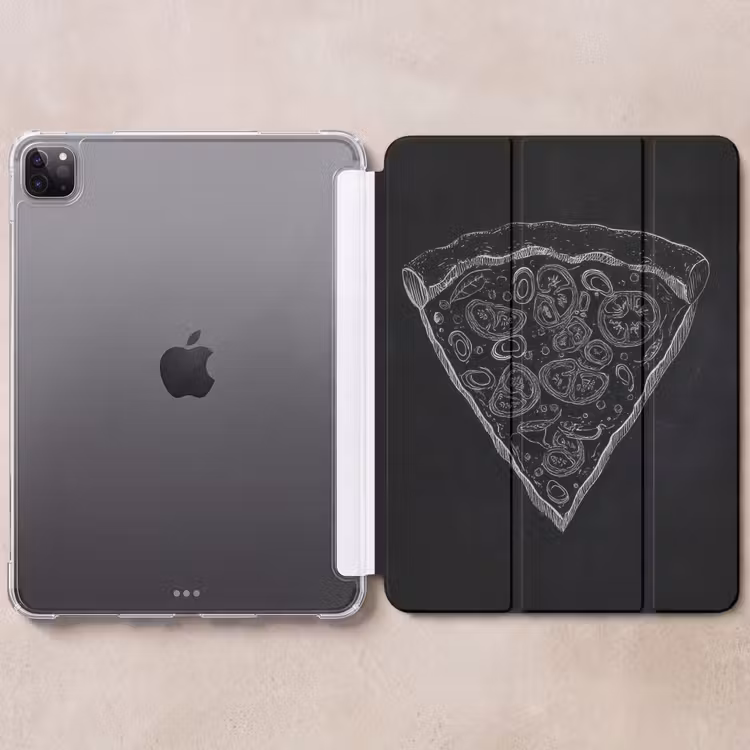 iPad-Hülle - Pizzatipp - Belag - Kreidezeichnung — 6