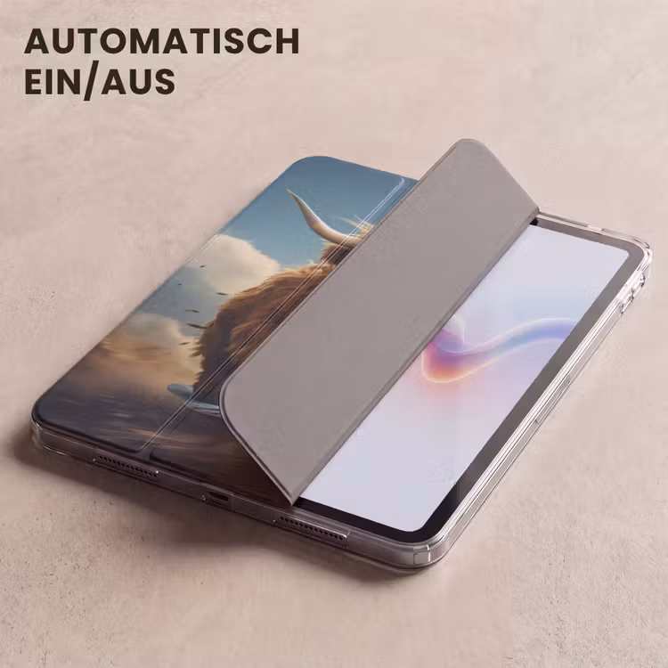 iPad-Hülle - Schottischer Hochländer - Hörner - Skateboard — 5