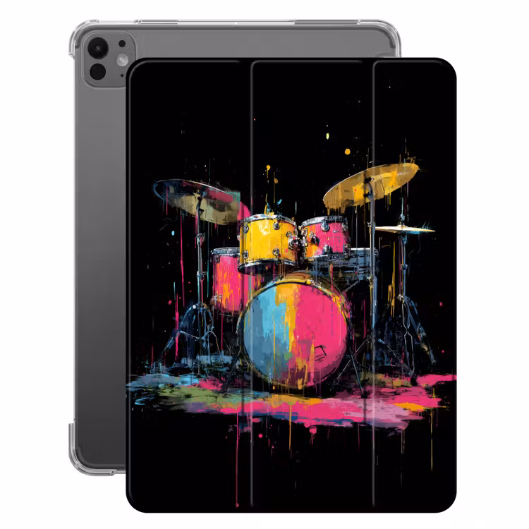 iPad-Hülle - Schlagzeug - Bunt - Farbe - Lebendig — 1