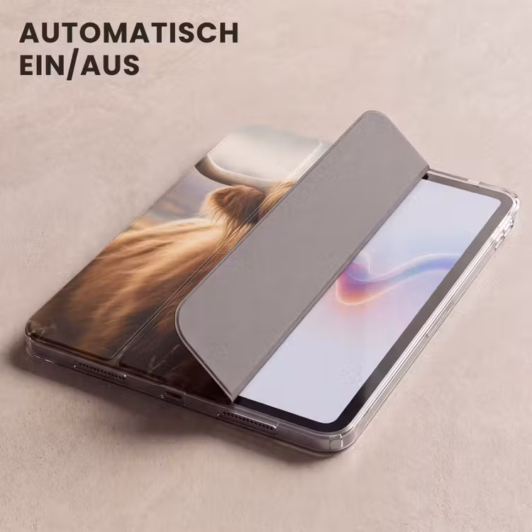 iPad-Hülle - Schottische Highlander - Landschaft - Tier — 5