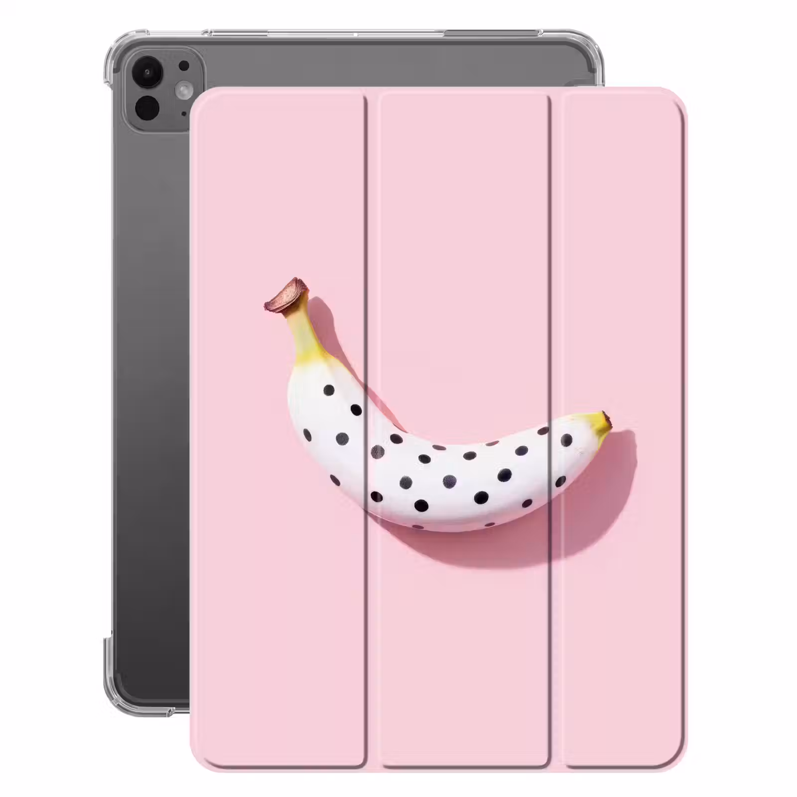 iPad-Hülle - Banane - Tupfen - rosa — 1