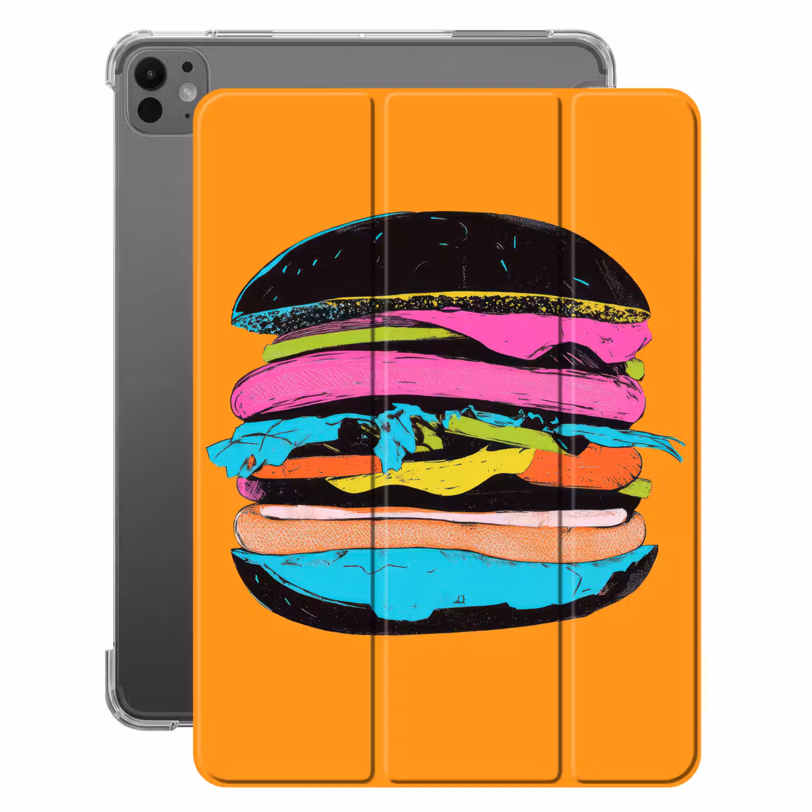 iPad-Hülle - Hamburger - Bunt - Verspielt — 1