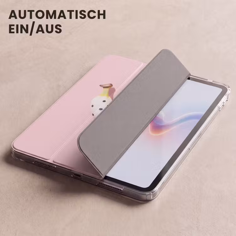 iPad-Hülle - Banane - Tupfen - rosa — 5