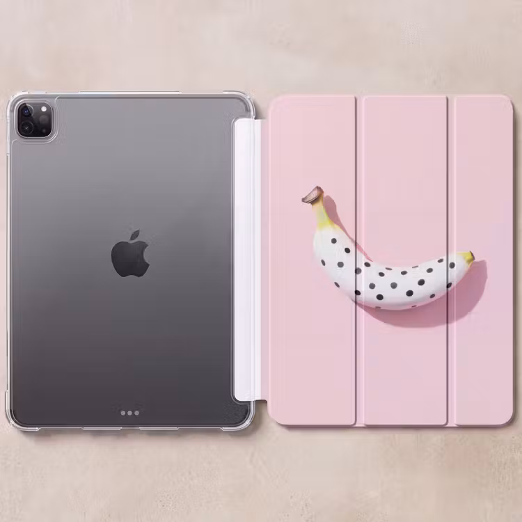 iPad-Hülle - Banane - Tupfen - rosa — 6