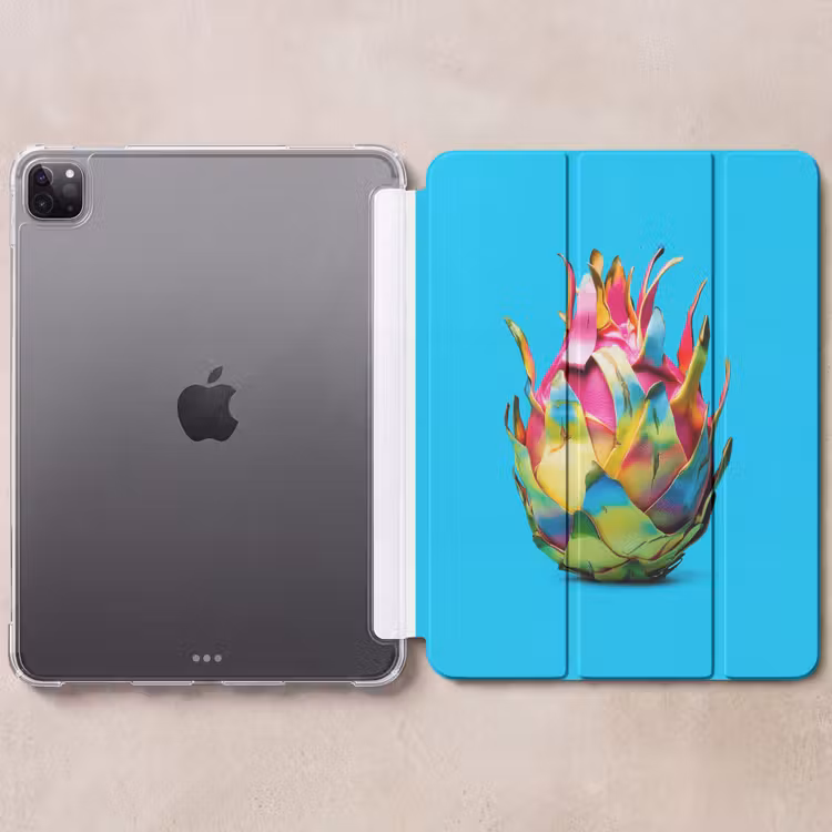 iPad-Hülle - Drachenfrucht - Blau - Vivid — 6