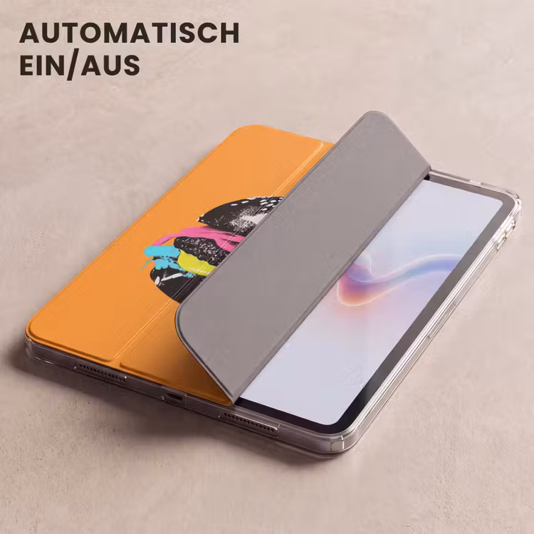 iPad-Hülle - Hamburger - Orange - Neon - Pop-Art — 5