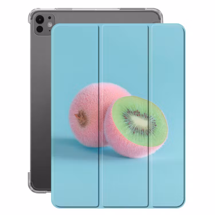 iPad-Hülle - Kiwi - Blau - Surreal — 1