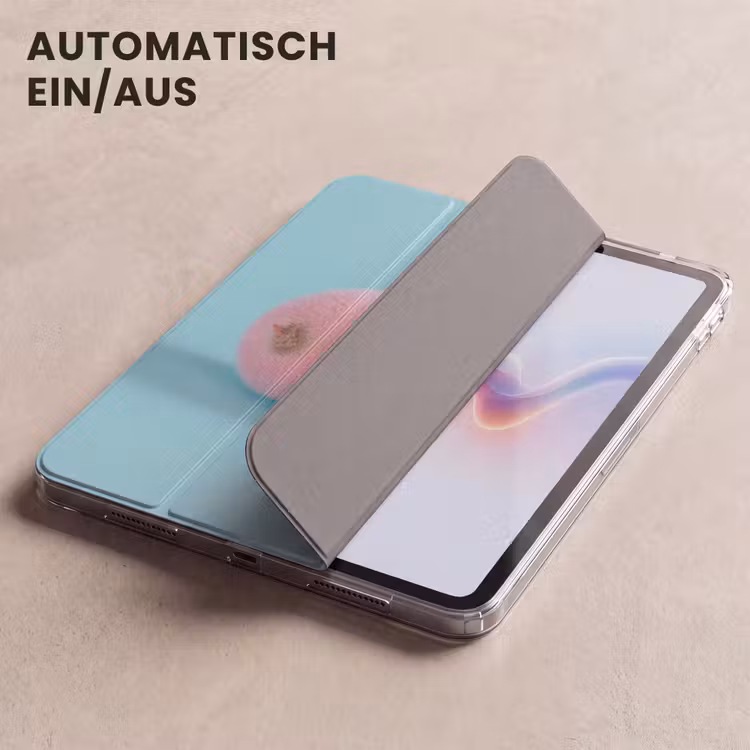 iPad-Hülle - Kiwi - Blau - Surreal — 5
