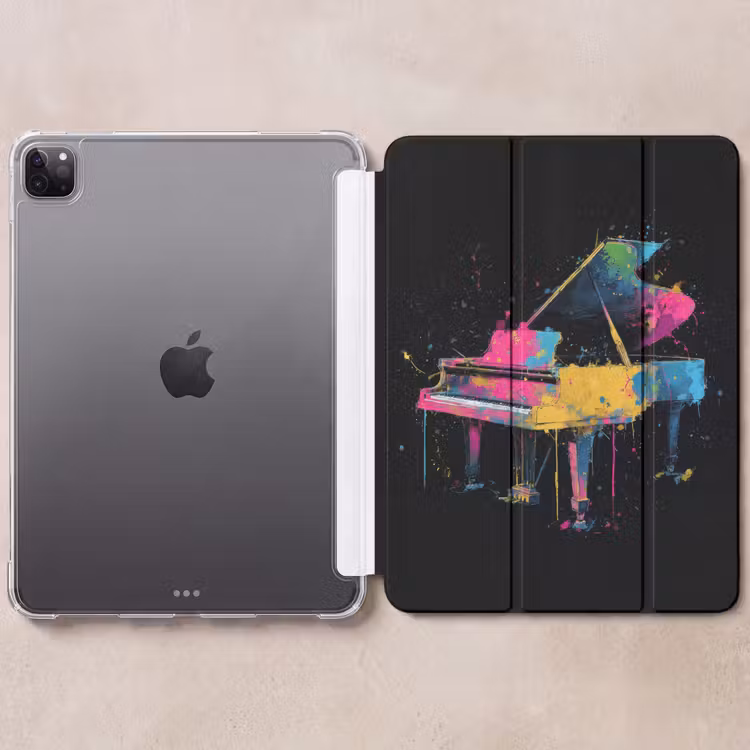 iPad-Hülle - Klavier - Farbenfroh - Farbe - Modern — 6