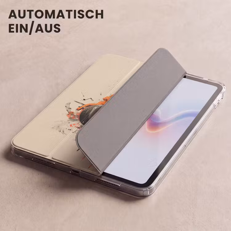 iPad-Hülle - Kopfhörer - Orange - Explosiv — 5