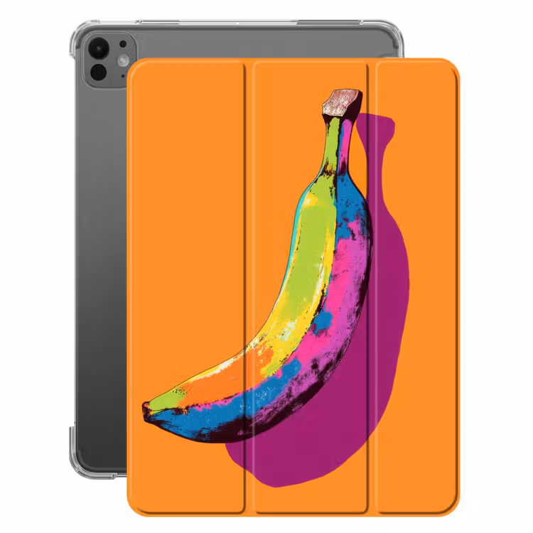 iPad-Hülle - Leuchtende Farben - Banane - Pop-Art — 1