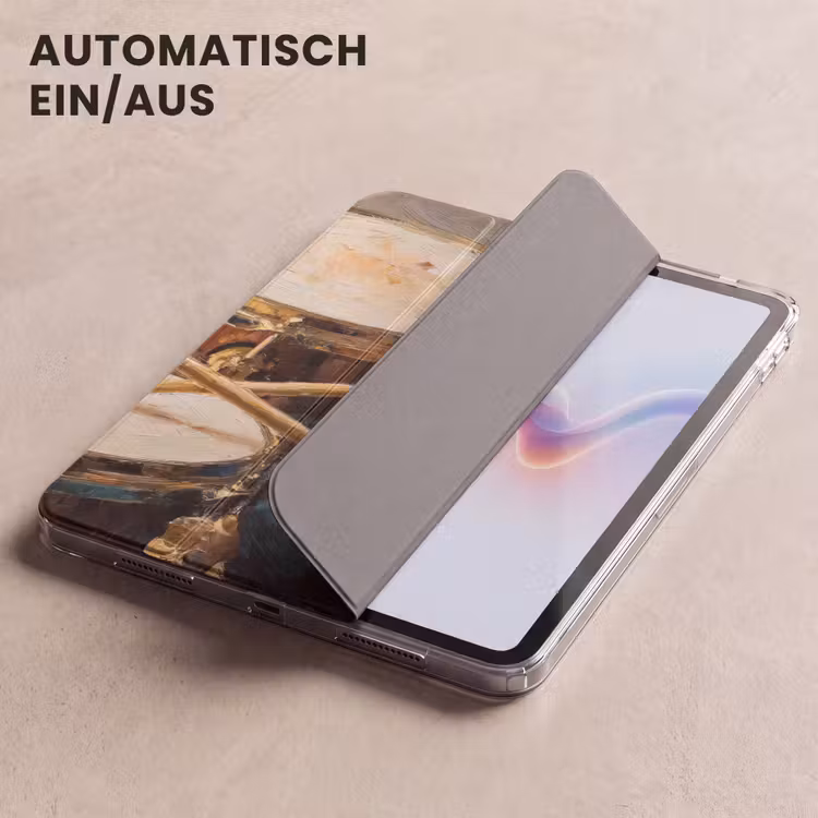 iPad-Hülle - Schlagzeugstöcke - Ölgemälde - Mann — 5