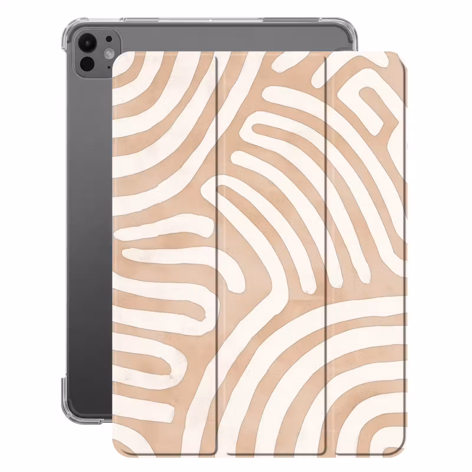iPad-Hülle - Beige - Erde Muster — 1