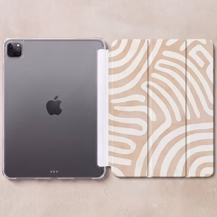 iPad-Hülle - Beige - Erde Muster — 6