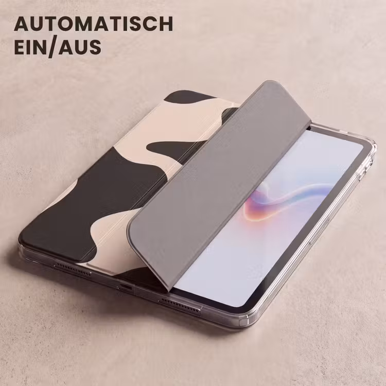 iPad-Hülle - Punktmuster - Kuh - Beige — 5