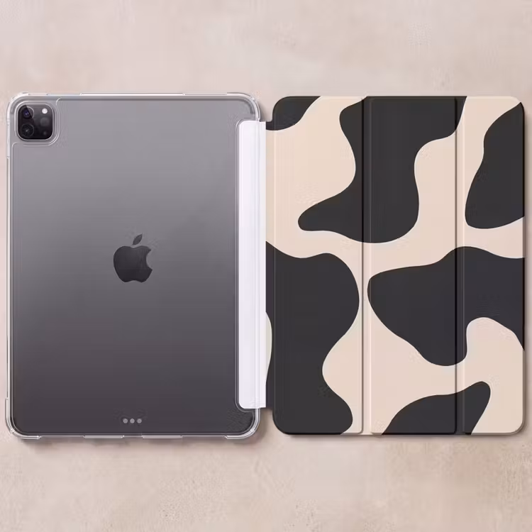 iPad-Hülle - Punktmuster - Kuh - Beige — 6