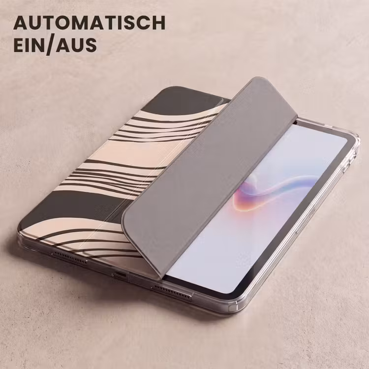 iPad-Hülle - Waves - Schwarz - Sand — 5