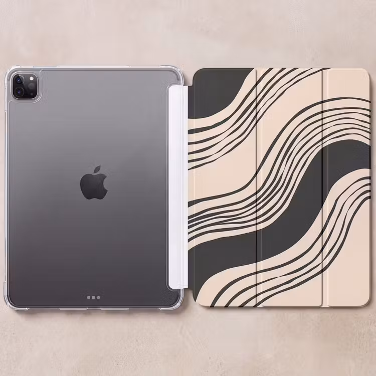 iPad-Hülle - Waves - Schwarz - Sand — 6