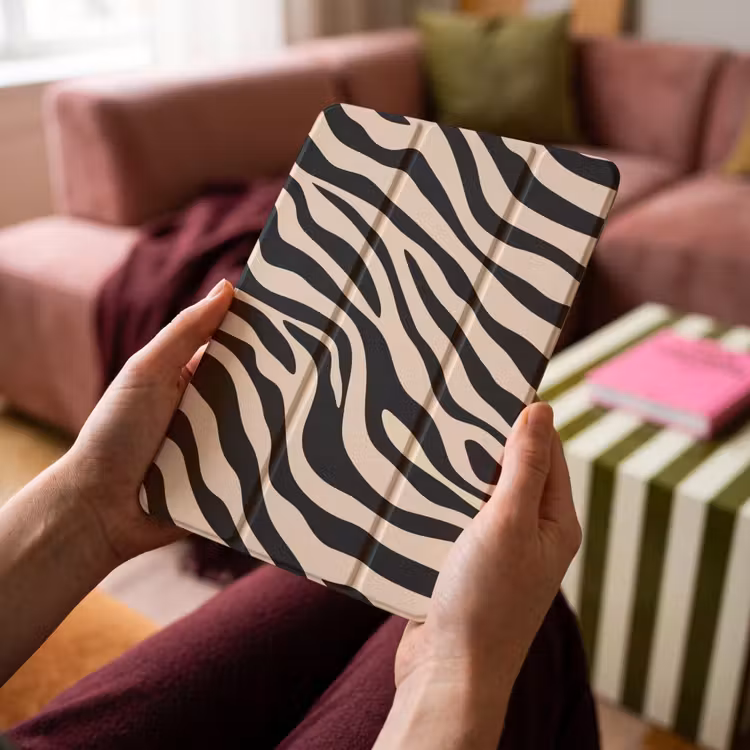 iPad-Hülle - Zebradruck - Dynamisch - Rosa — 4