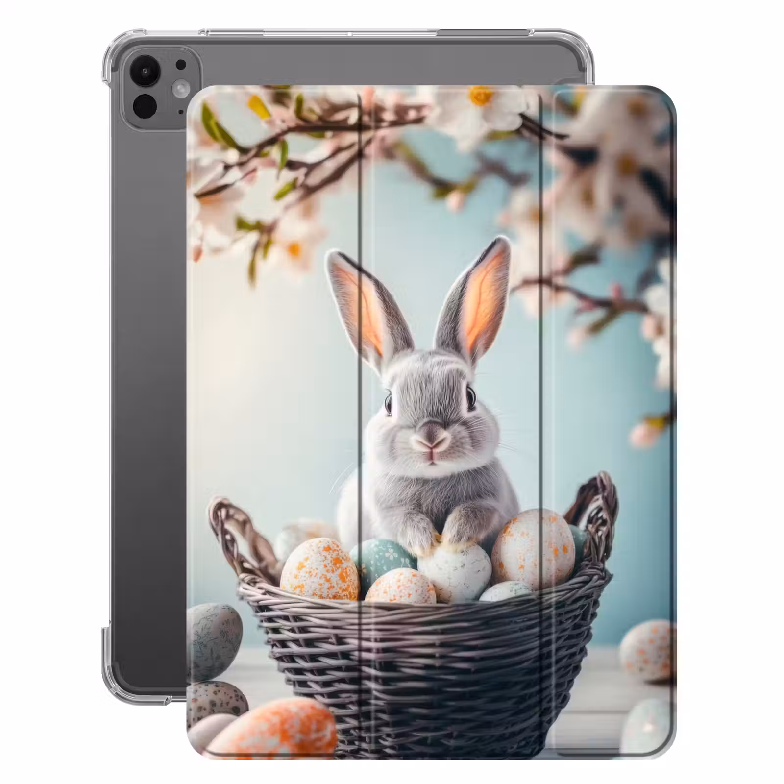 iPad-Hülle - Kaninchen - Eier - Korb — 1