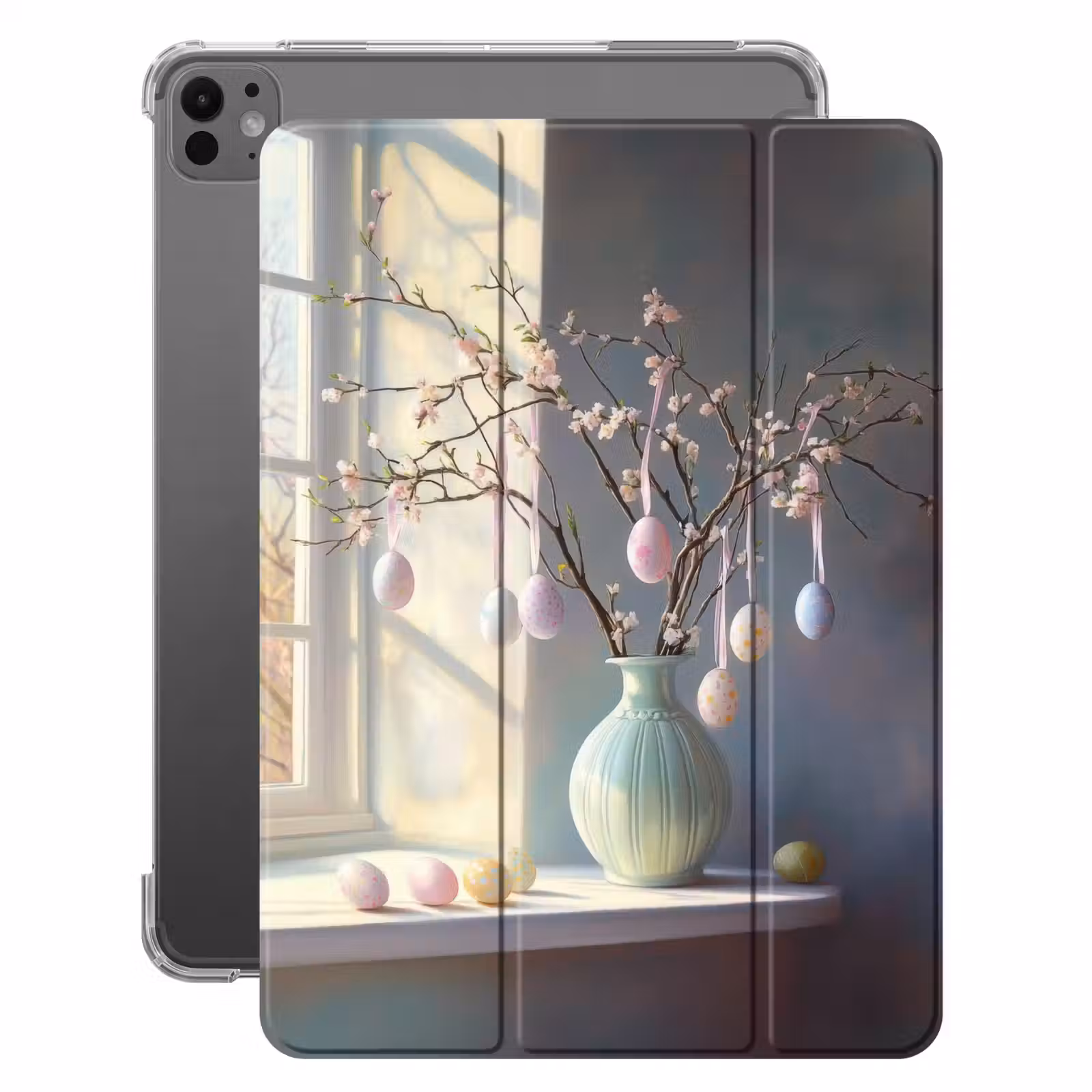 iPad-Hülle - Stillleben - Vase - Osterzweig — 1