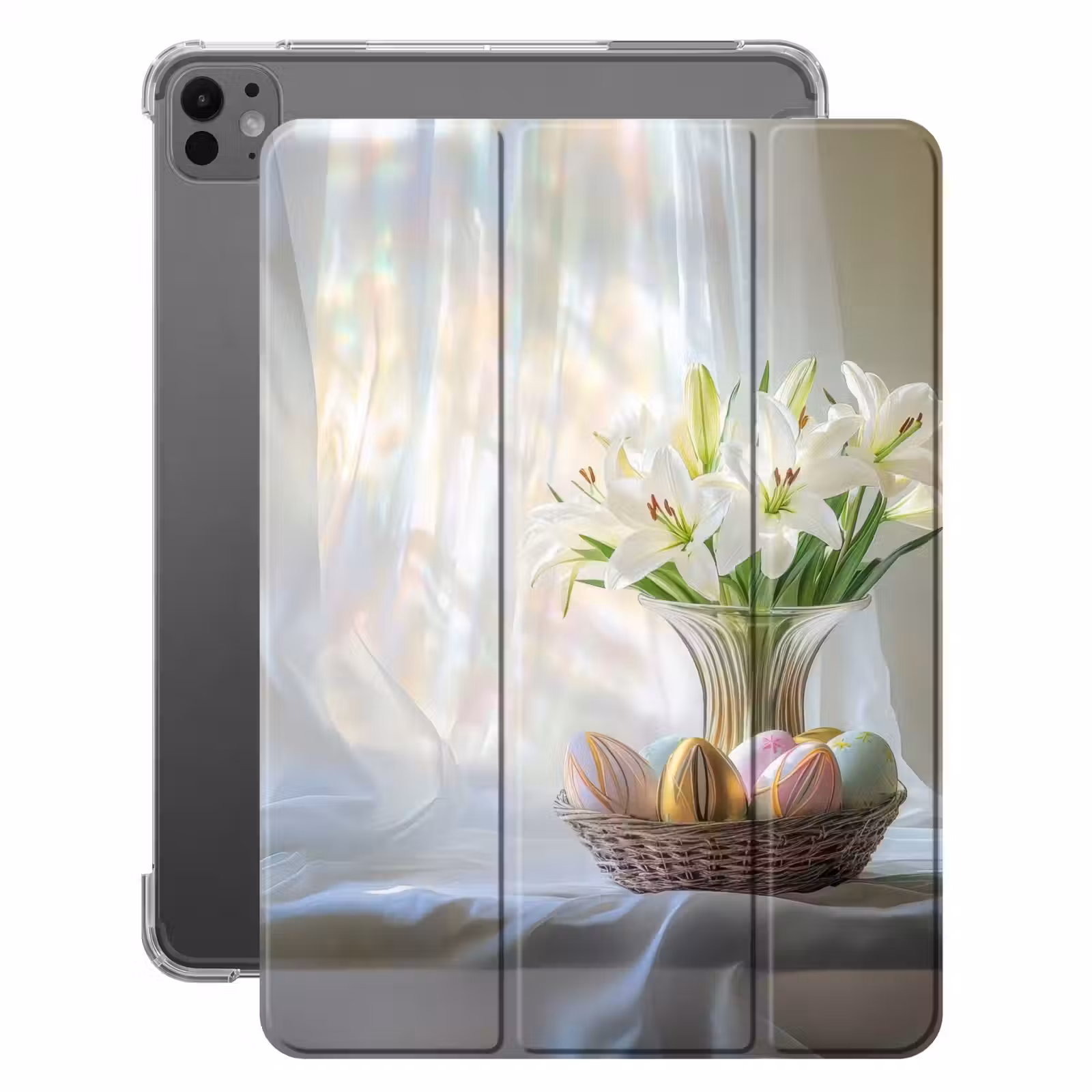 iPad-Hülle - Vase - Eier - Blumen — 1