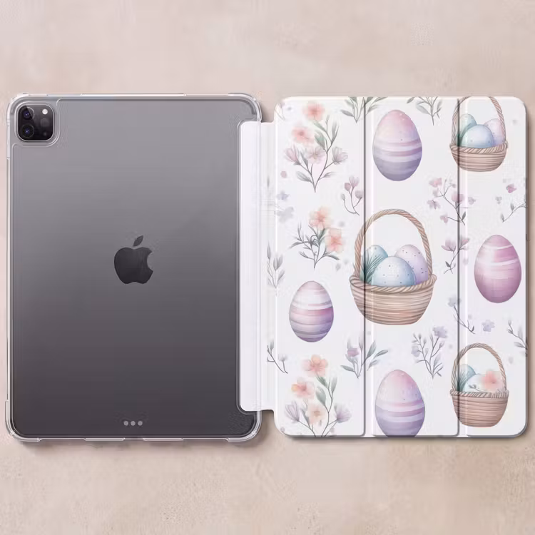 iPad-Hülle - Blumen - Ostereier - Muster — 6