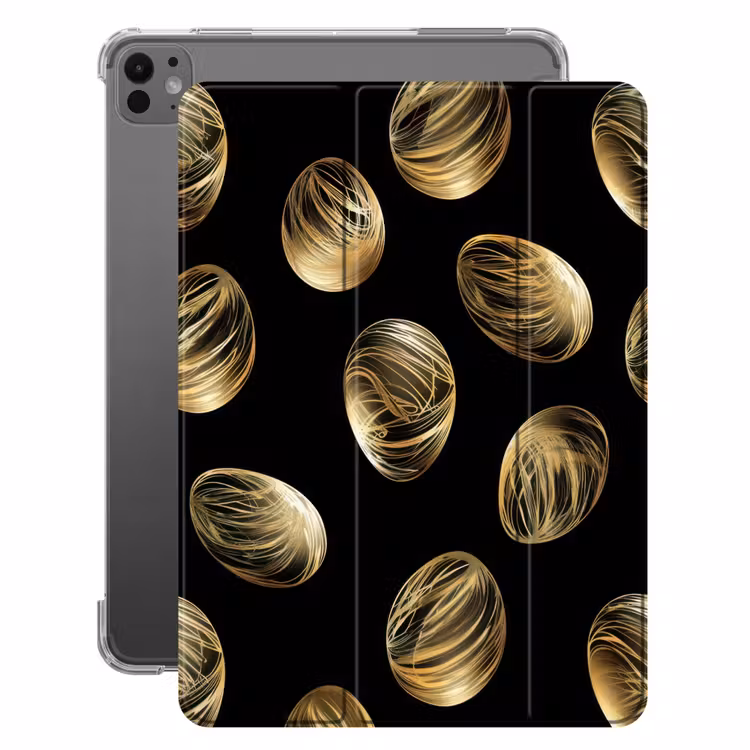 iPad-Hülle - Eier - Gold - Muster — 1