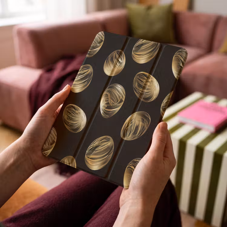 iPad-Hülle - Eier - Gold - Muster — 4
