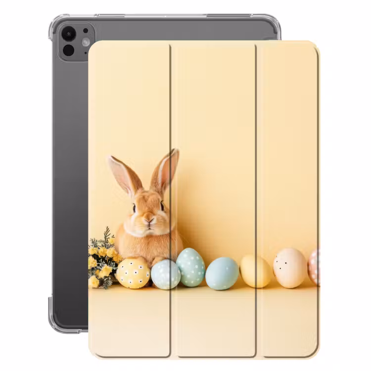 iPad-Hülle - Eier - Kaninchen - Pastellfarbtöne — 1