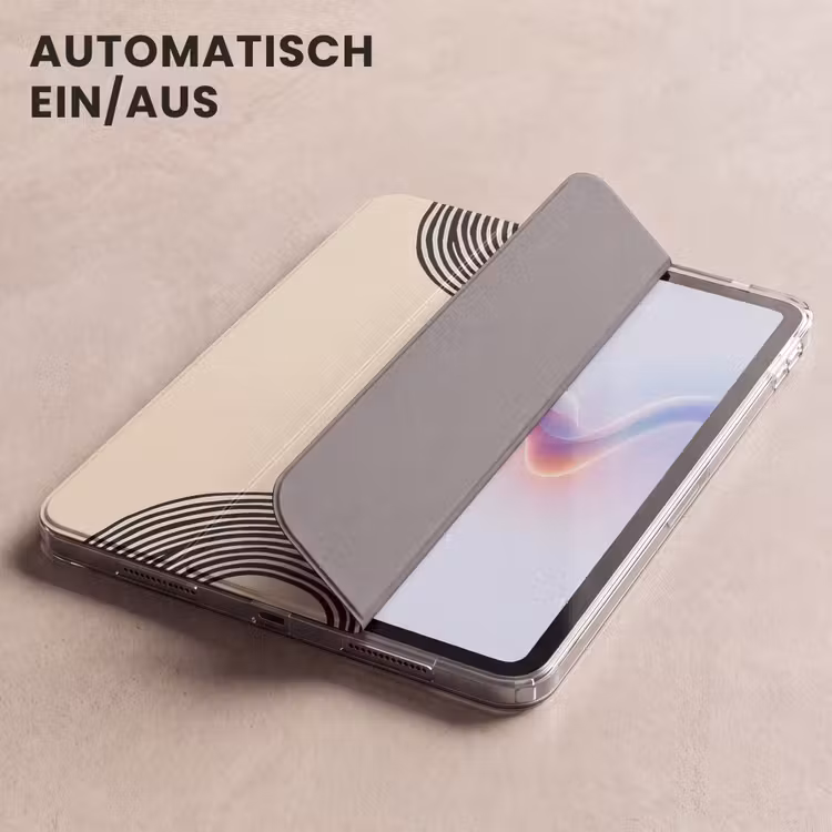 iPad-Hülle - Geometrische Bögen - Minimalistisch - Symmetrisch — 5