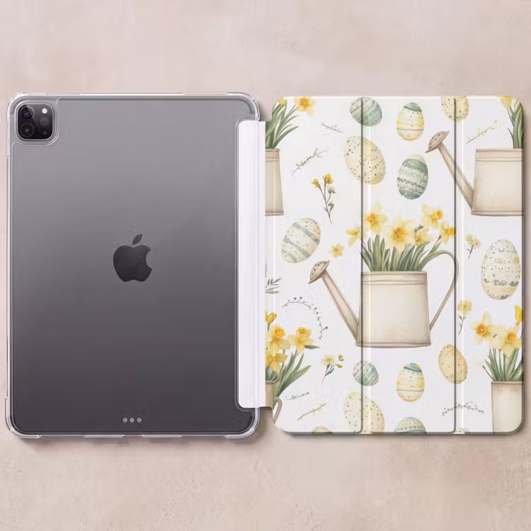 iPad-Hülle - Gießkanne - Blumen - Eier — 6