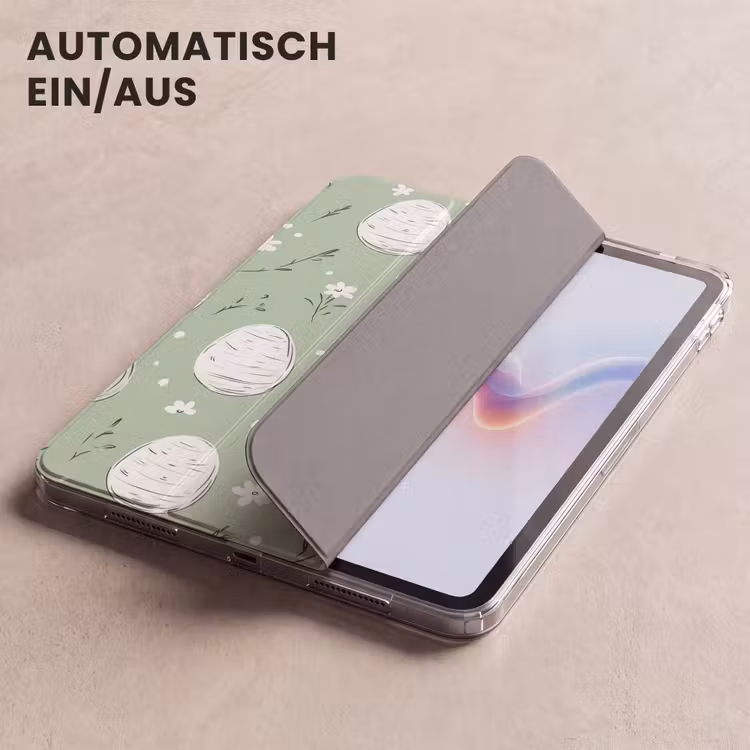 iPad-Hülle - Grün - Eier - Muster — 5