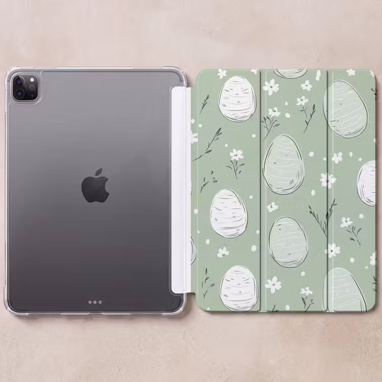 iPad-Hülle - Grün - Eier - Muster — 6