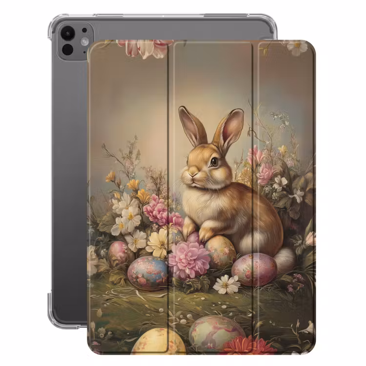 iPad-Hülle - Hase - Stilleben - Blumen — 1