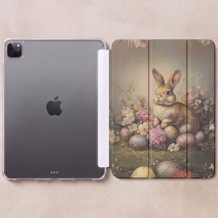 iPad-Hülle - Hase - Stilleben - Blumen — 6