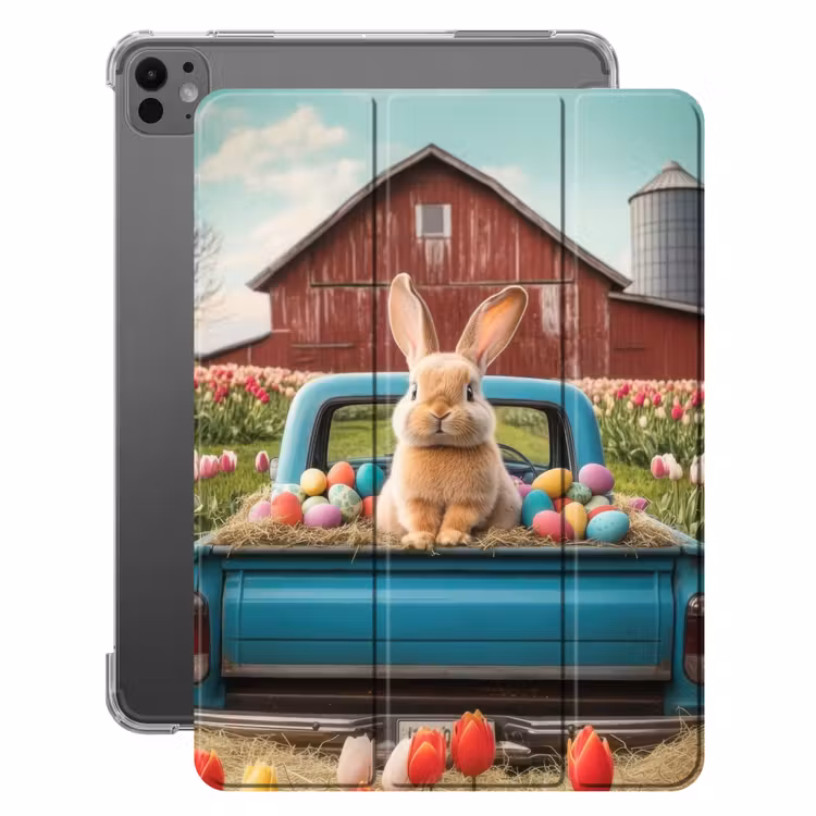 iPad-Hülle - Kaninchen - Bauernhof - Eier — 1