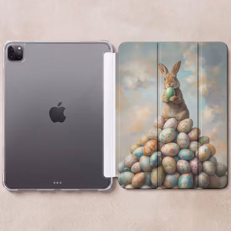 iPad-Hülle - Kaninchen - Eier - Farbenfroh — 6