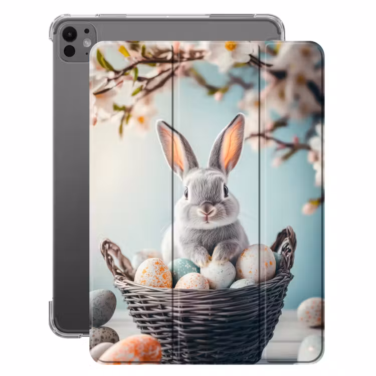 iPad-Hülle - Kaninchen - Eier - Korb — 1
