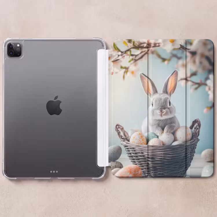 iPad-Hülle - Kaninchen - Eier - Korb — 6