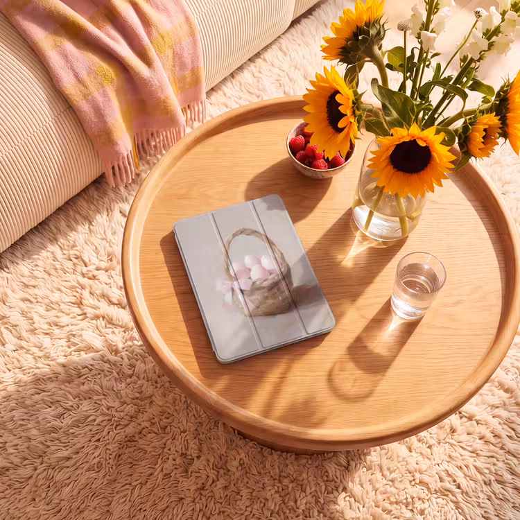 iPad-Hülle - Korb - Eier - Rosa — 2