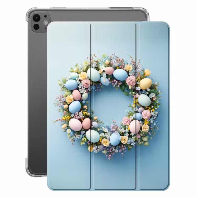 iPad-Hülle - Kranz - Eier - Blumen — 1