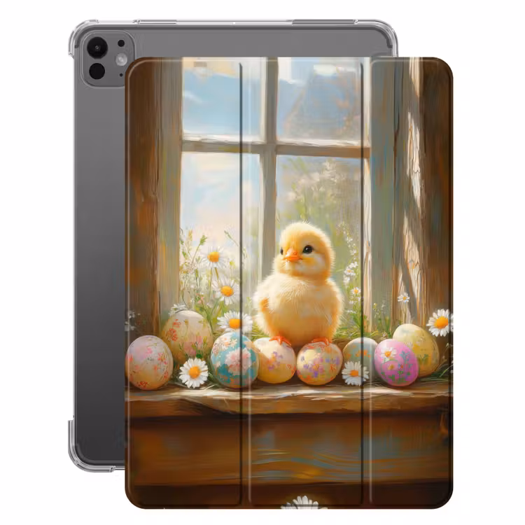 iPad-Hülle - Küken - Fenster - Ostereier — 1