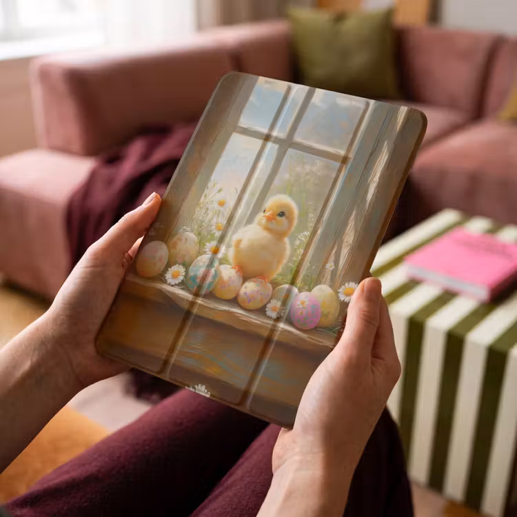 iPad-Hülle - Küken - Fenster - Ostereier — 4