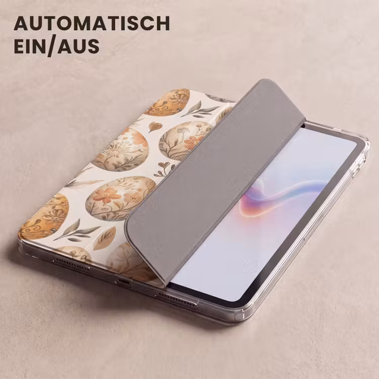 iPad-Hülle - Ostereier - Braun - Blumen — 5