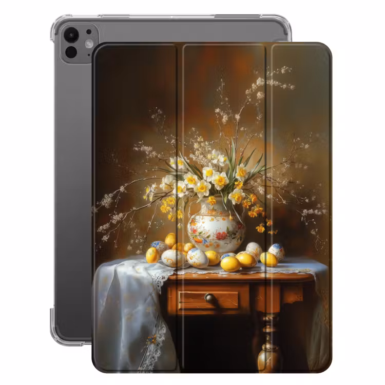 iPad-Hülle - Ostereier - Stillleben - Vase — 1