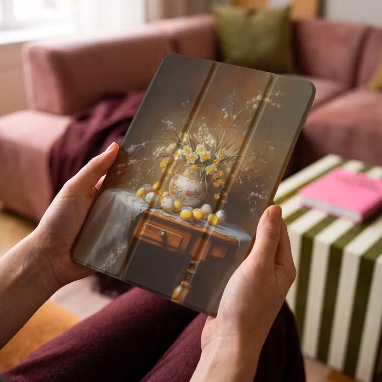 iPad-Hülle - Ostereier - Stillleben - Vase — 4
